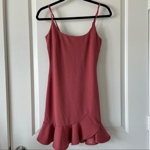 NWT Saints + Secrets Ruffle Hem Mini Dress from Showpo